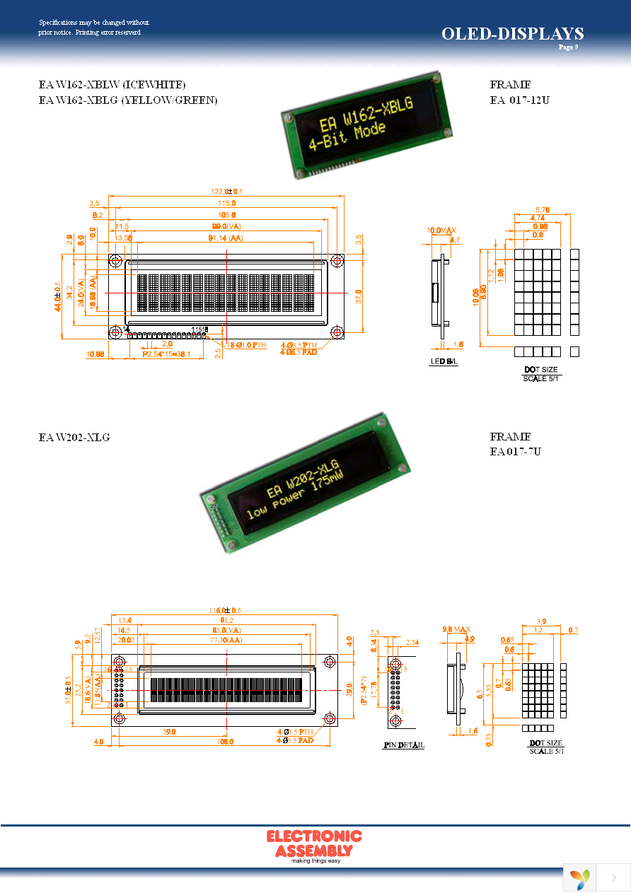 EA W162-X3LG Page 9